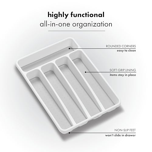 madesmart Mini Silverware Tray, White - Image 5