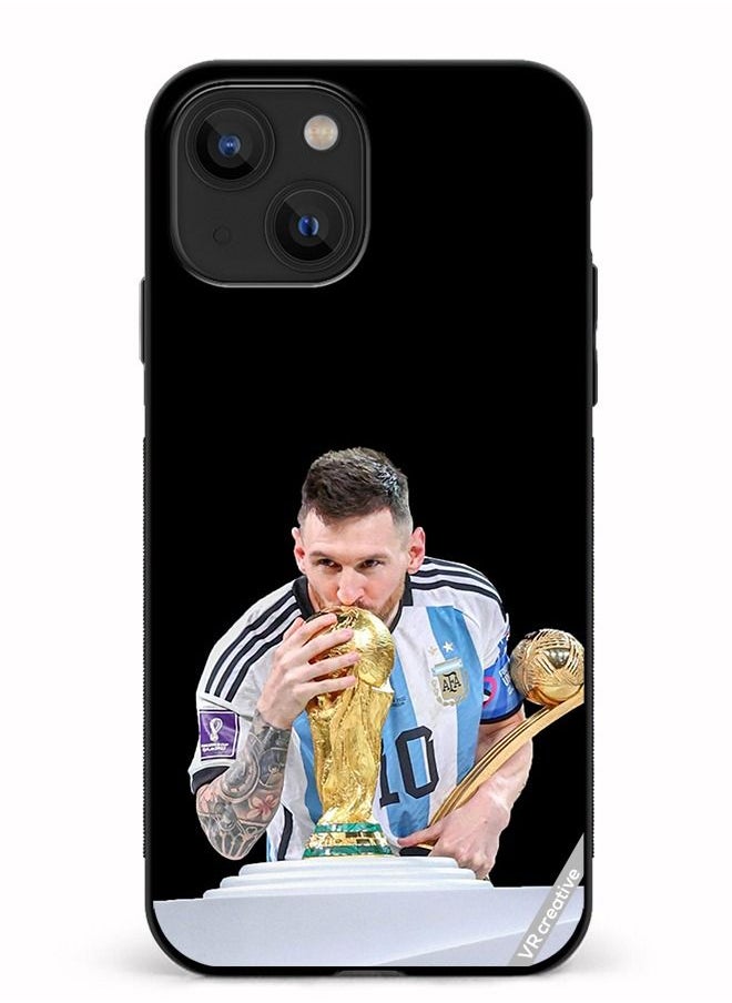 VR CREATIVE - Protective case cover for Apple iPhone 13 Messi Design Multicolor - Image 1