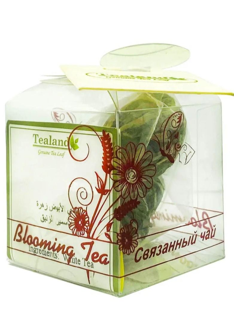 Tealand Natural Blooming Osmanthus Lily Loose Leaf Tea Hand Rolled Flowering Tea Balls  - Image 4