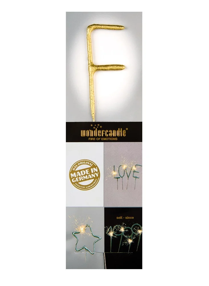 Wondercandle Gold Sparkler Candle F