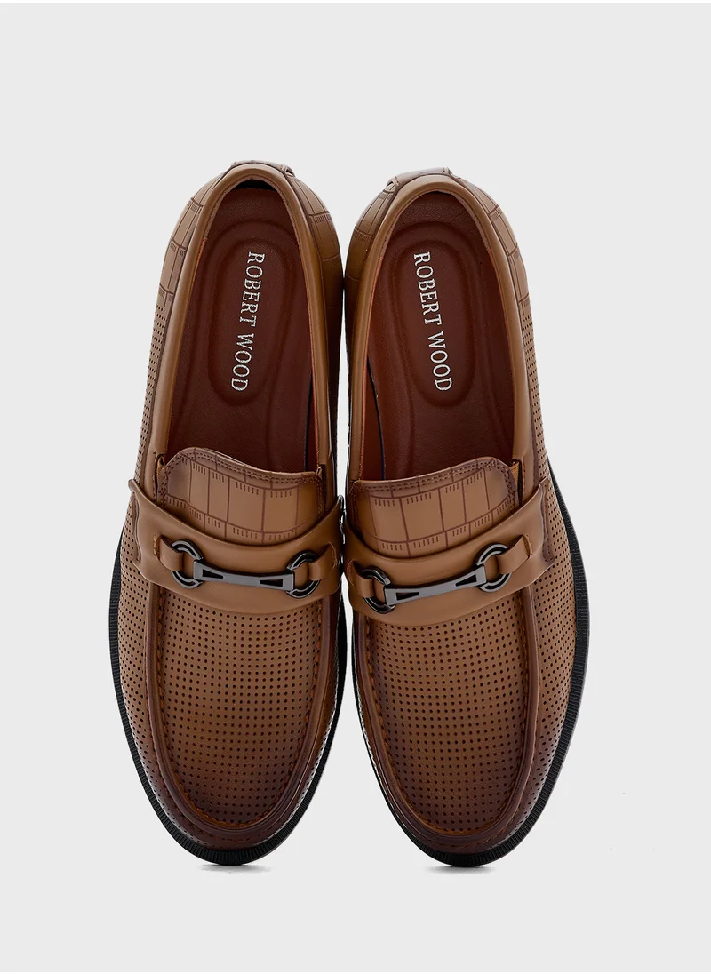 روبرت وود Trim Detail Smart Loafers