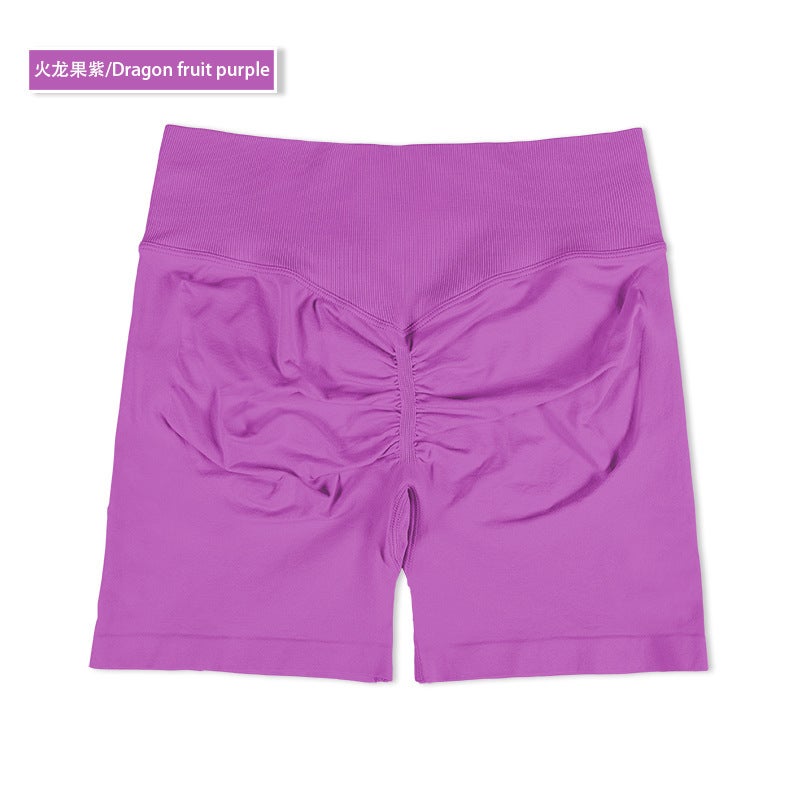 Generic DFYNE Seamless Sports Shorts Yoga Fitness Set Pitaya purple 