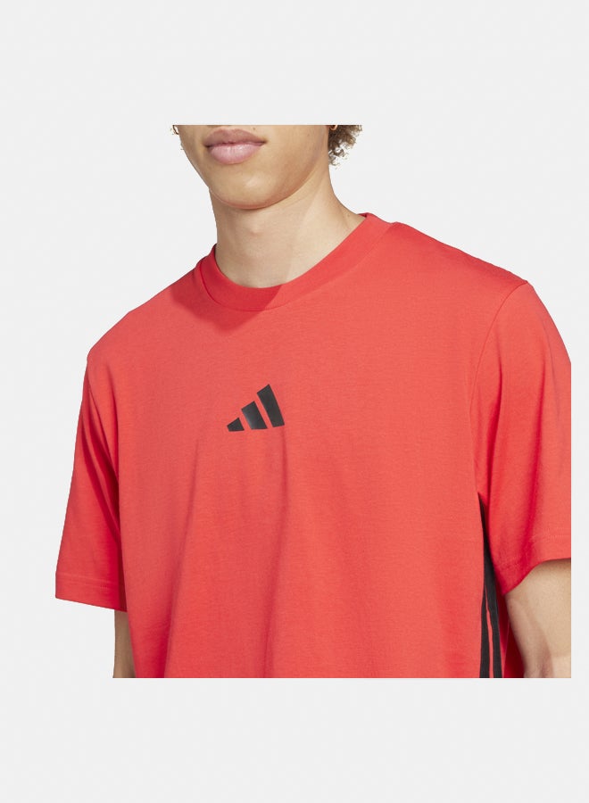 Adidas essentials three stripes single men's t-shirt  - Image 3