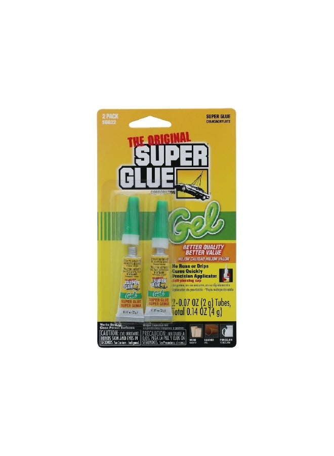 سوبر جلو عبوة من 2 انبوب جل لاصق من 4 غرام SGG22