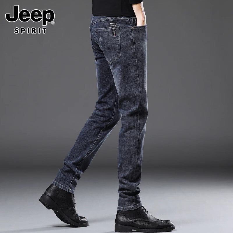 Unisex Classic Denim Jeans Loose Fit Daily Outdoor Wear - Image 2