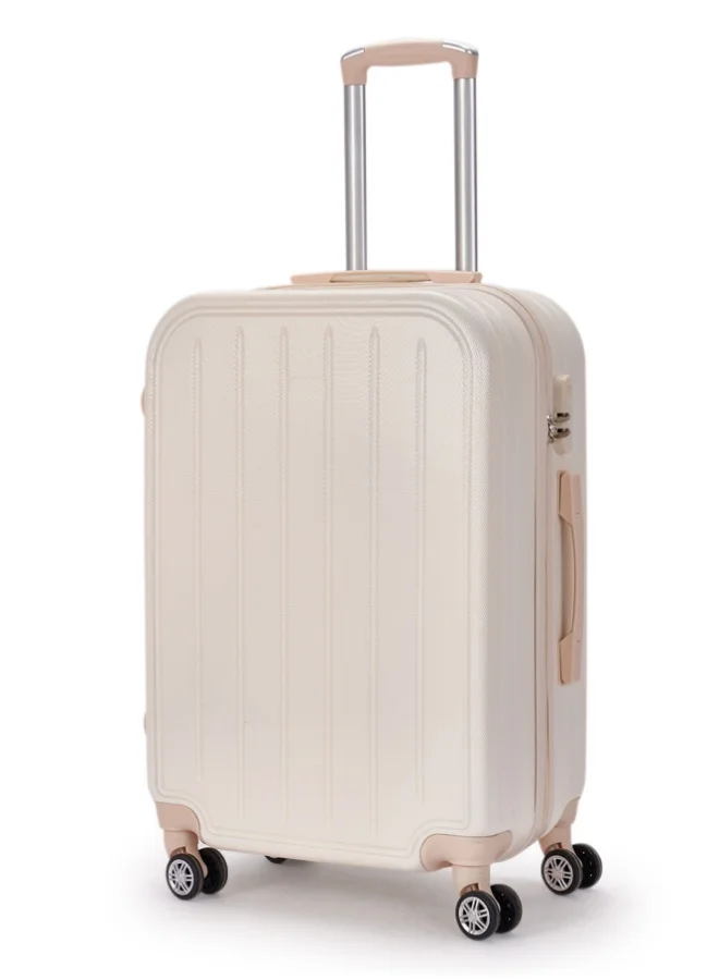 LIMRA Travel bag set consisting of 6 luggage bags beige color, size 32"/28"/24"/20"/16"/15"/12 inches