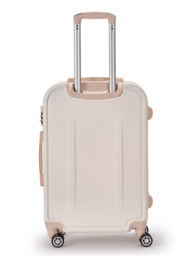 LIMRA Travel bag set consisting of 6 luggage bags beige color, size 32"/28"/24"/20"/16"/15"/12 inches