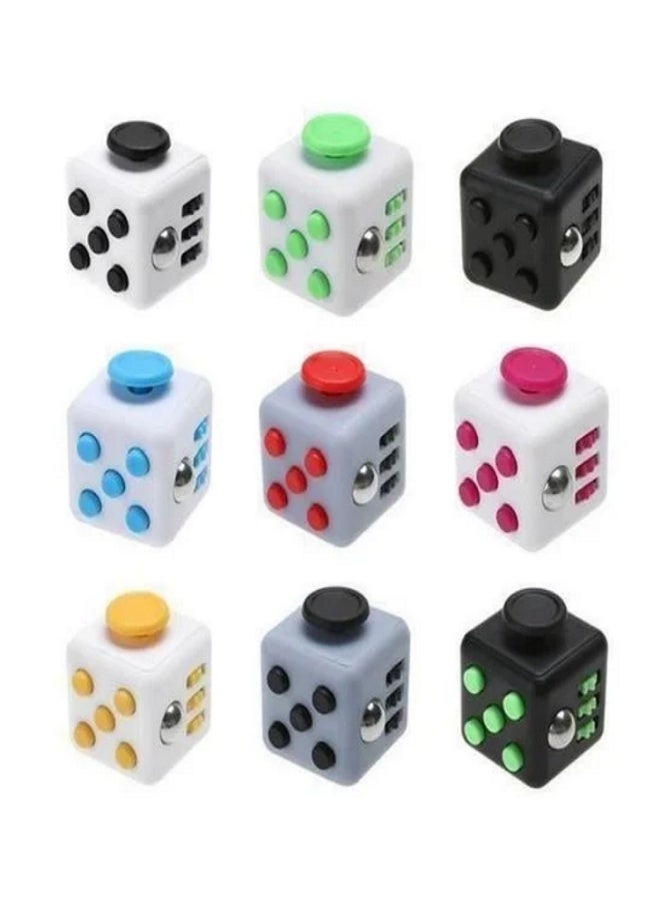Fidget Cube Stress Anxiety Pressure Relieving Toy Great for Adults and Children[Gift Idea, Relaxing Toy, Stress Reliever (Random Color) - Image 1