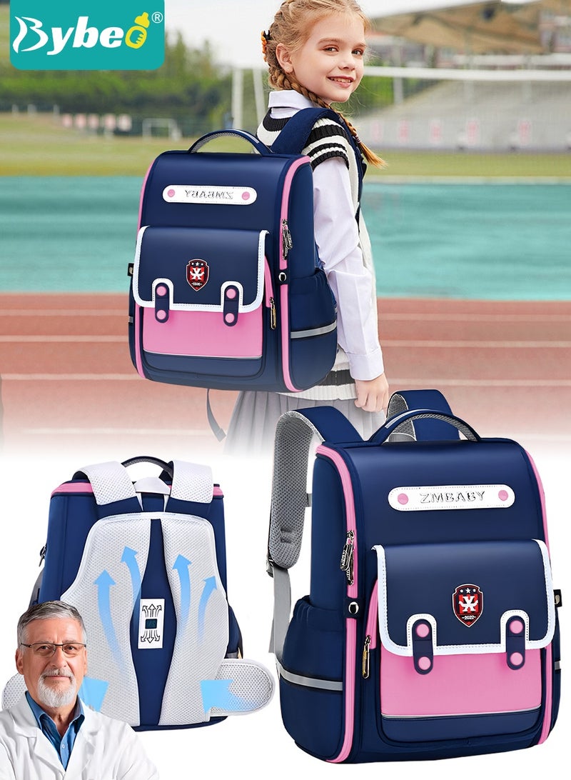 بيبو حقيبة مدرسية للأطفال، حقيبة ظهر للأطفال، حقيبة ظهر مدرسية لطلاب المدارس الابتدائية، حقائب مدرسية مقاومة للماء للأولاد والبنات، حقائب مدرسية ابتدائية، سعة كبيرة وخفيفة الوزن - Image 1