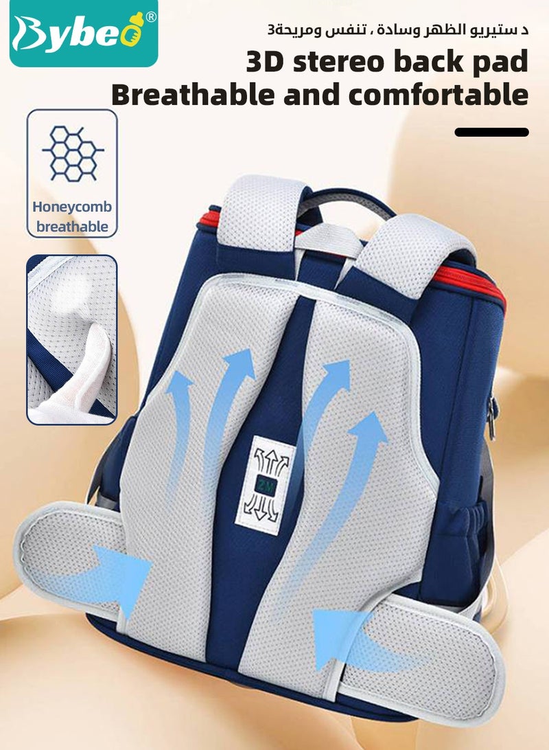 بيبو حقيبة مدرسية للأطفال، حقيبة ظهر للأطفال، حقيبة ظهر مدرسية لطلاب المدارس الابتدائية، حقائب مدرسية مقاومة للماء للأولاد والبنات، حقائب مدرسية ابتدائية، سعة كبيرة وخفيفة الوزن - Image 5