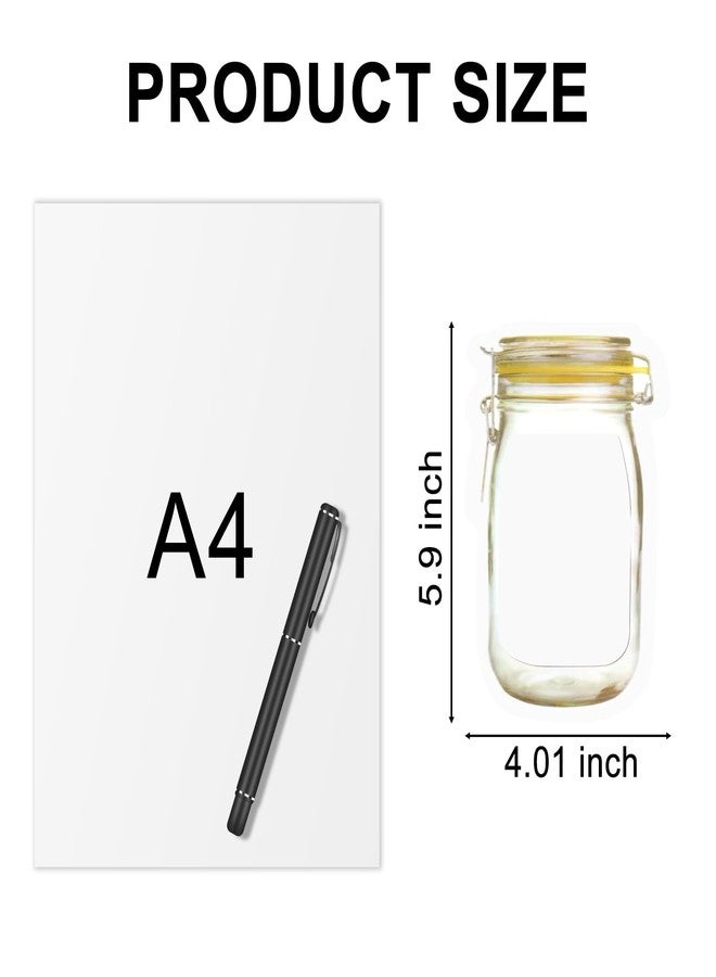 BEIDYLL 16Pcs Mason Jar Bags (5 oz) - Reusable Ziplock Seal, Leak-Proof Food Storage Bag for Kitchen, Travel, Camping & Picnics(Small) - Image 2