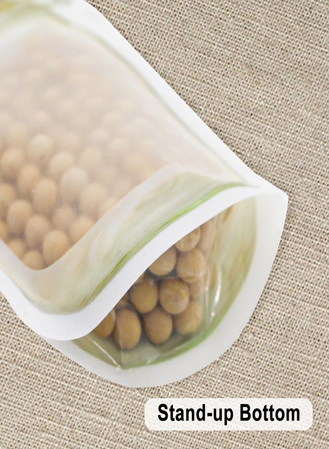 BEIDYLL 16Pcs Mason Jar Bags (5 oz) - Reusable Ziplock Seal, Leak-Proof Food Storage Bag for Kitchen, Travel, Camping & Picnics(Small) - Image 3
