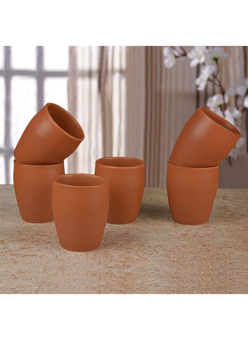 Kmart KHODIYAR Ceramic Kullad Tea Cup Coffee Cup Set of 6  - Image 1