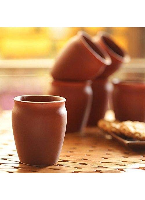 Kmart KHODIYAR Ceramic Kullad Tea Cup Coffee Cup Set of 6  - Image 2