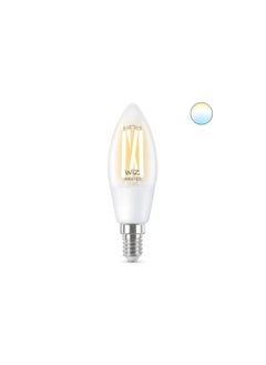 Wiz WiZ Tunable C35 E14 Smart Candle Light Bulb Warm to Cool White 40W 