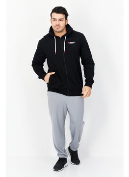 DIFUZED Men hooded Neck Graphic Print Long Sleeves Sweatshirt, Black Combo  - Image 4