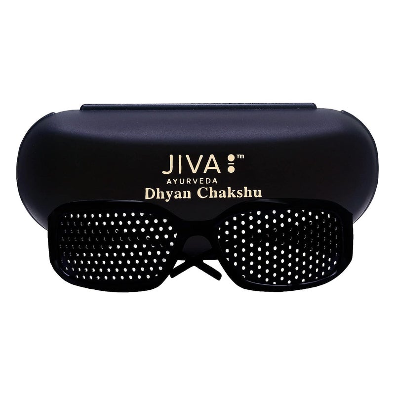 Jiva Dhyan Chakshu - (Pack of 2) | Pin Hole Glasses Helps in Natural Vision Care, Eye Care Product Soothes Irritation & Redness Help Eye Exercise Improver Glasses Eyesight - Image 4