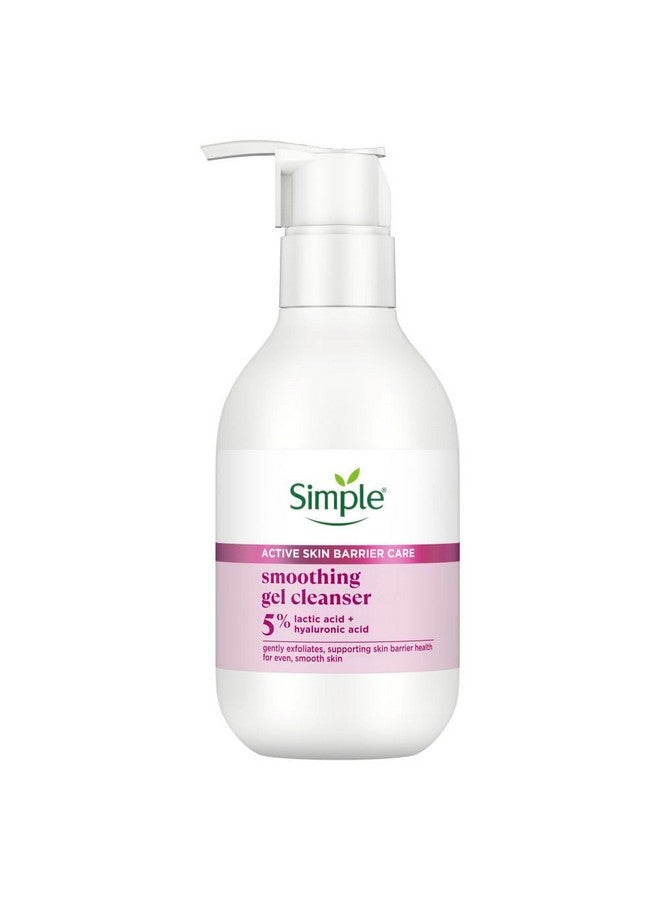 simple Active Skin Barrier Care Smoothing Gel Face Cleanser 150 Ml With 7% Ceramide Boosters Hyaluronic Acid & Glycerin Gently Exfoliates - Image 1