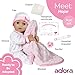 Adora 16 Inch Girl Baby Doll with Accessories Pink Matching 9Piece Set Including a Pacifier Hospital Bracelet Diaper and More Gift for Toddlers Ages 3 Adoption Babies Collection Hope - Image 3