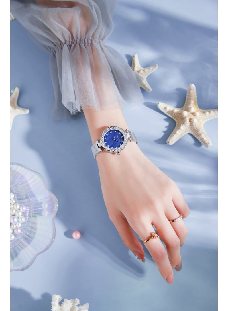 Mark Fairwhale Light Luxury Diamond Studded Whirlwind Fashion Women's Watch  - Image 3