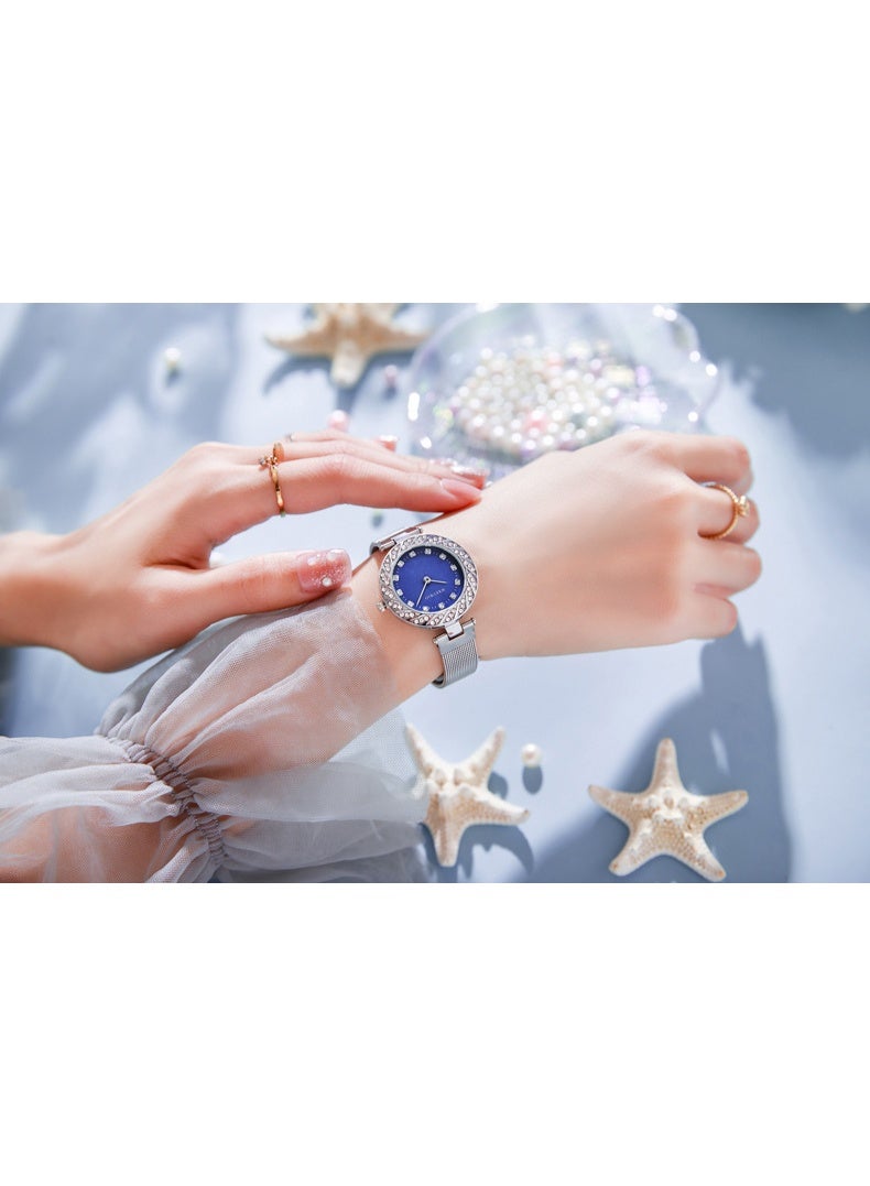 Mark Fairwhale Light Luxury Diamond Studded Whirlwind Fashion Women's Watch  - Image 4
