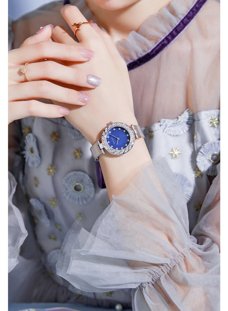 Mark Fairwhale Light Luxury Diamond Studded Whirlwind Fashion Women's Watch  - Image 5