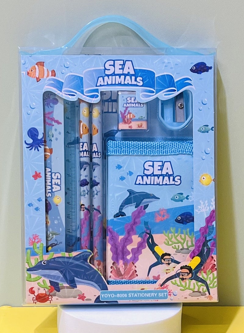 Generic Boys and Girls Stationery Sets - Beautiful classroom essentials with pencils, rulers, sharpeners, erasers, pencil cases and more - homework and study tools for boys and girls birthday gifts  - Image 1