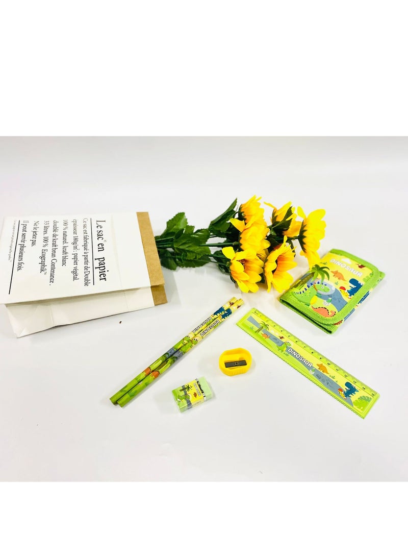Generic Boys and Girls Stationery Sets - Beautiful classroom essentials with pencils, rulers, sharpeners, erasers, pencil cases and more - homework and study tools for boys and girls birthday gifts  - Image 3