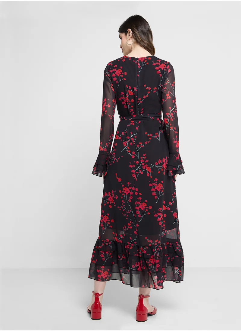 Khizana Floral Print Dress