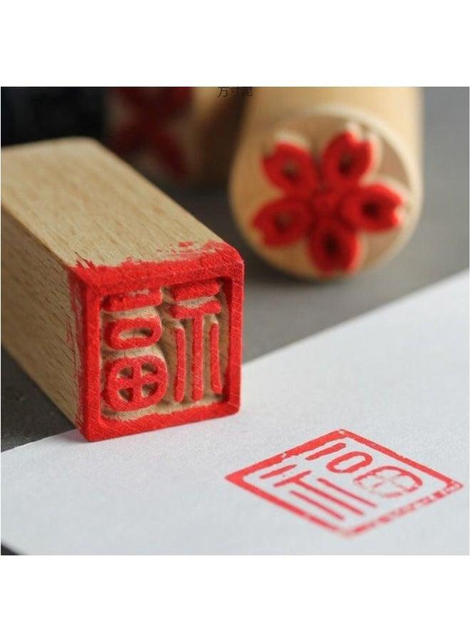 Steamed Bread Stamp Moon Cake Pastry White-skin Crisp Su-style Fuxi Pasta Wholesale-Specifications:5cm Lotus Paste Seal Comes With Red Plain  - Image 4