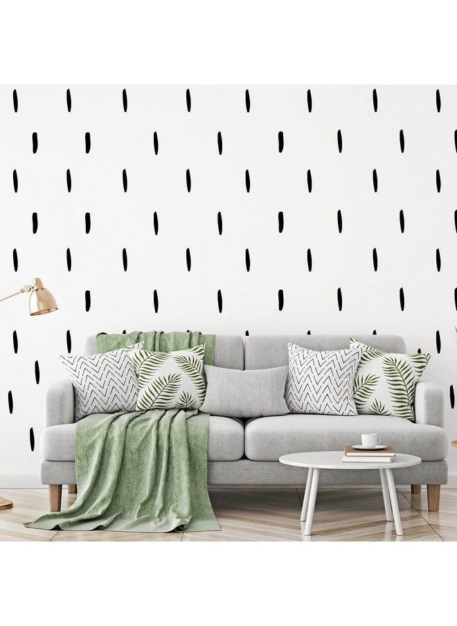 Outus - 192 Pieces Boho Line Wall Decals Modern Abstract Decor Sticker Removable Peel And Stick Striped Wallpaper Black Stripes Art Wall Vinyl For Kids Urban Minimalist Bedroom Office Nursery Home Decoration - Image 1
