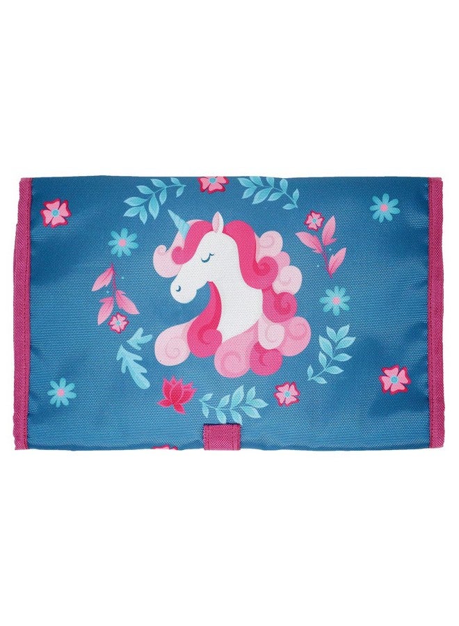 The Rosette Imprint Hair Clip Organiser Pouch for Girls & Women | Multi-Purpose Accessory Bag with Zipper | Travel-Friendly Hair Clip Holder | 18x10 in Clip Organizer Pouch | Unicorn Design - Image 1