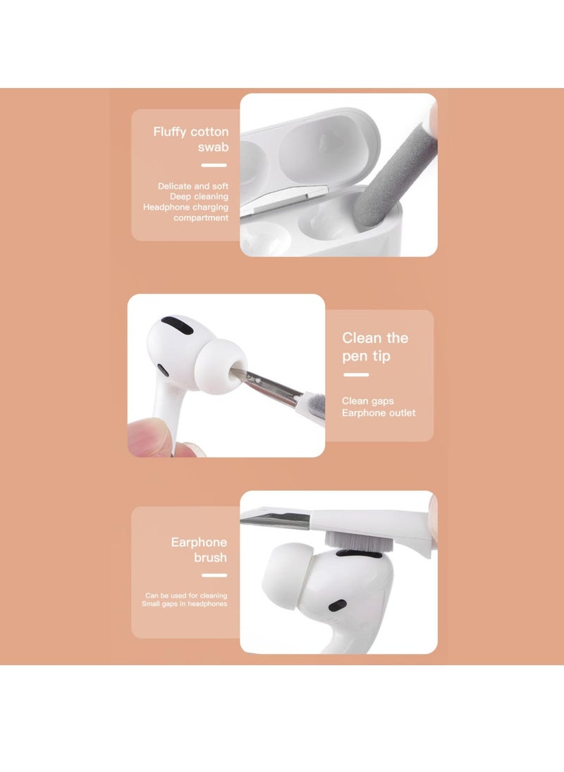 Laptop Screen Keyboard Cleaner Kit, Electronics Cleaning Tool, Effortless Dust Cleaner Keyboard Cleaning Brush Kit, Multifunctional and Portable Dust Removal Tool Keyboards - Image 5