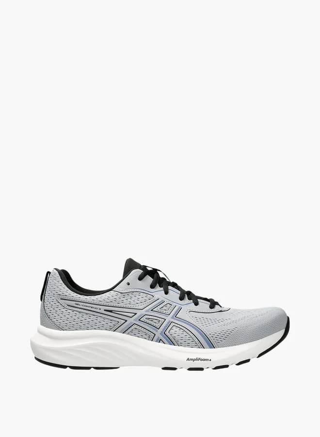 asics Men's Logo Detail Lace-Up Running Shoes - Gel Contend 9