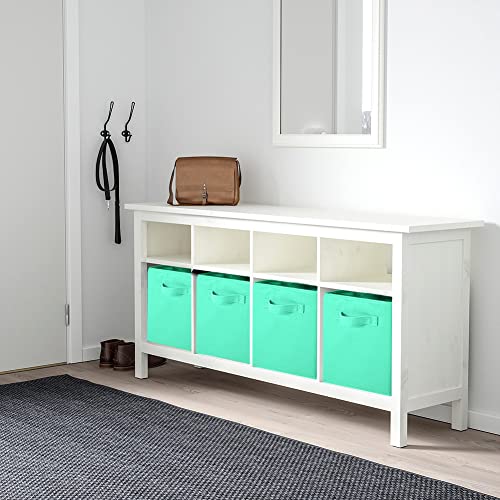 PowerKing Collapsible Storage Cubes with Handles, Fabric Foldable Bins for Closet Shelves, Durable Organization Storage Bins, 10.5'' x 11'' x 10.5'' (2Pack, New Green) - Image 3