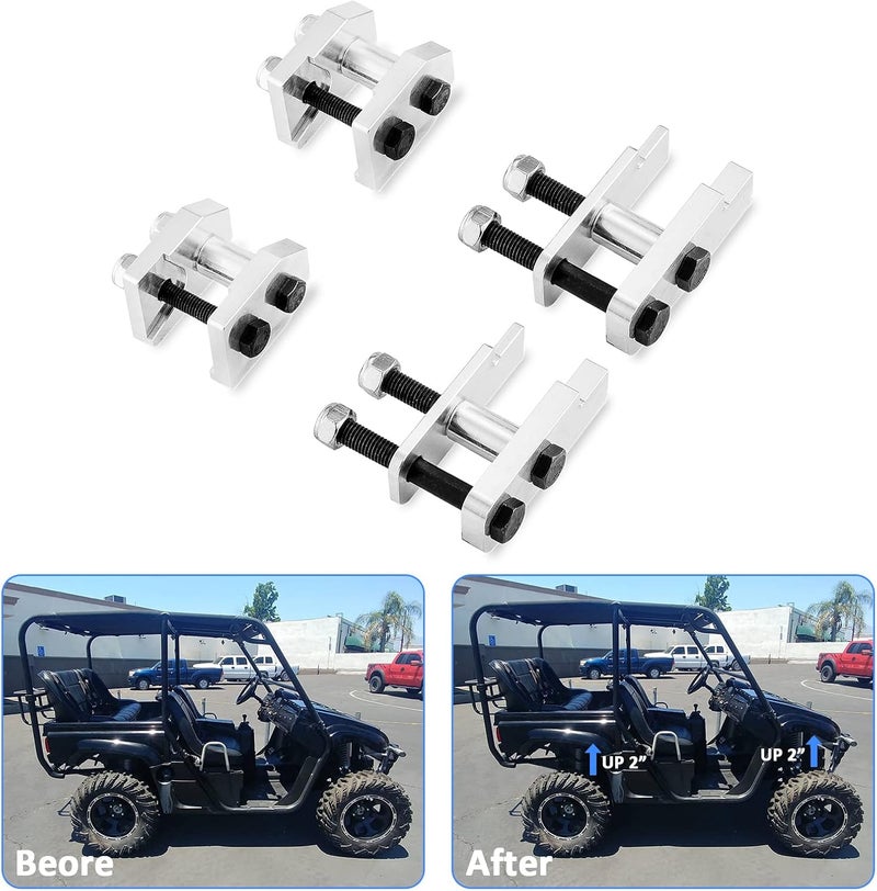 Wsays XJMOTO 2" Full Lift Kit for Yamaha Rhino 450 660 700 Sport & SE - Image 1