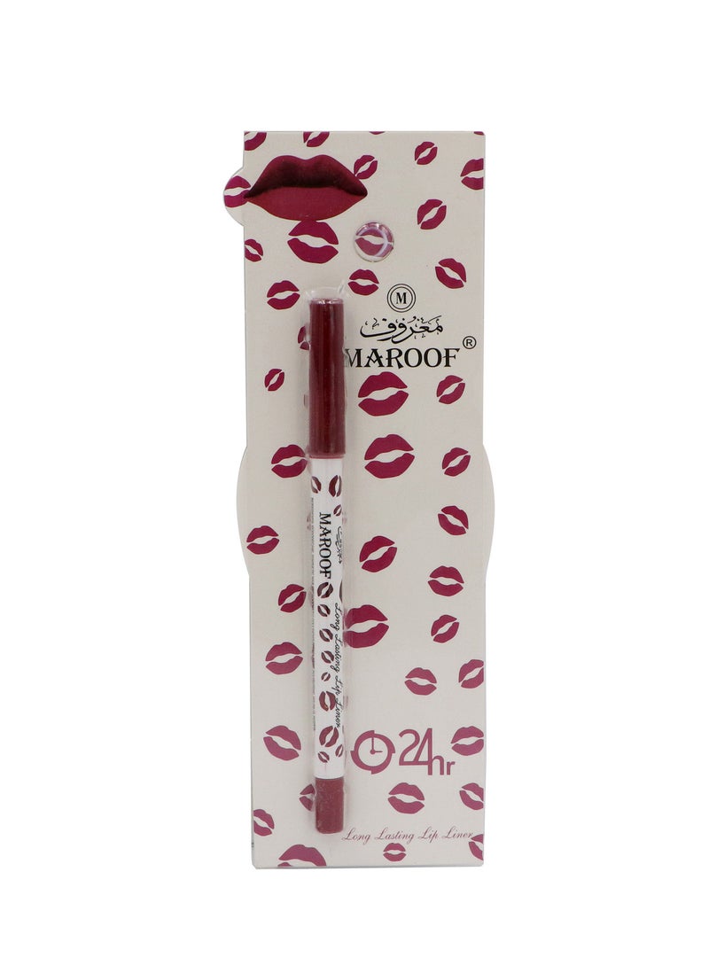 MAROOF 24 Hour Long Lasting Waterproof Retractable Matte Lip Liner 1.2g - Image 4