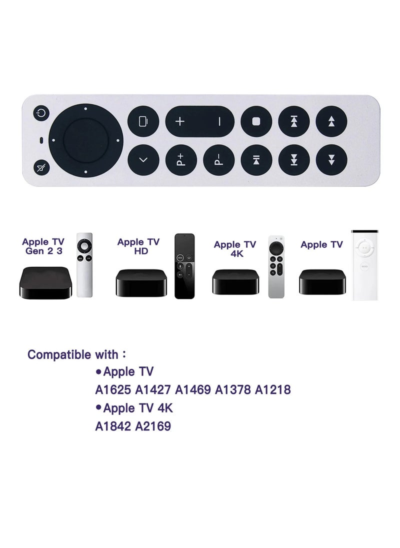 Generic - New Apple remote Apple 4K Replacement Apple tv Remote Control for Apple TV 4K/ Gen 1 2 3 4/ HD A1218 A1842 A1625 A1427 A1469 A2169 A1378 - Image 1