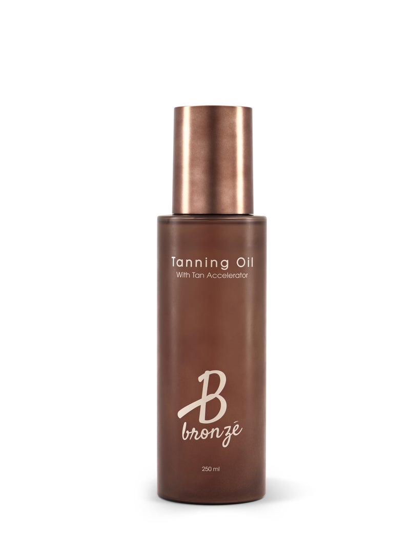 B bronze B-bronze Tanning Oil With Tan Accelerator  | Dark Tan Accelerator with Coconut Oil, Carrot Oil, & Coconut Water | Vegan, Cruelty Free and Oxybenzone Free  - Image 1