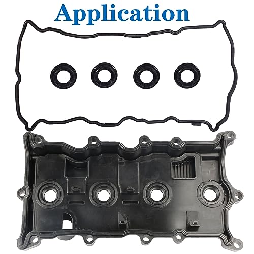 HIHIAV VS50777R فقط لغطاء صمام الألمنيوم لسيارة نيسان ألتيما 2.5 مع حشية مع 4 أختام شمعة - Image 3