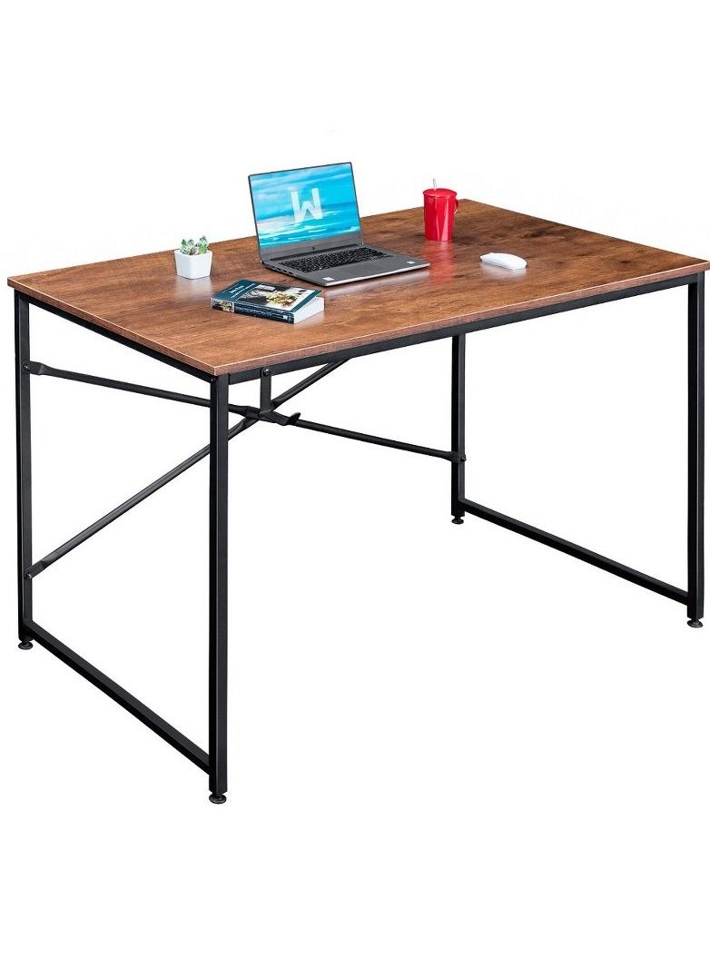 Home Gallery Office Desk Modern Style 80 cm Brown - Image 2