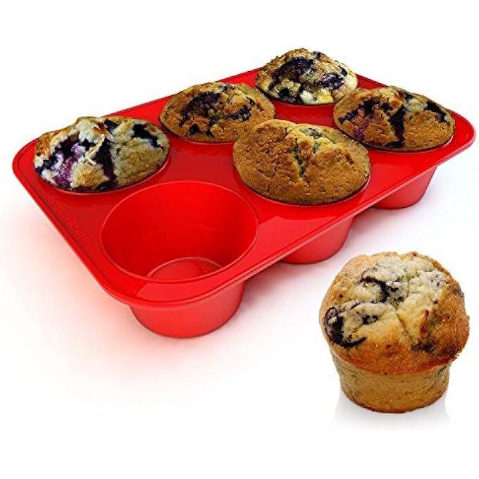 مقالي الكعك من تكساس وصانع الكب كيك 6 أكواب مجموعة كبيرة من 2 استخدام تجاري بالإضافة إلى كتاب إلكتروني لوصفة الكعك - Image 4