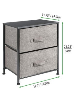 Sharpdo 2-Layer Drawer Storage Cabinet Iron Frame Fabric Multi-Layer Storage Cabinet  - Image 5