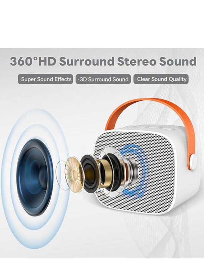 Karaoke Machine for Kids and Adult, Portable Bluetooth Speaker with Wireless Microphone, Clear  Loud Sound, Karaoke Microphone Toys Gifts - Image 3