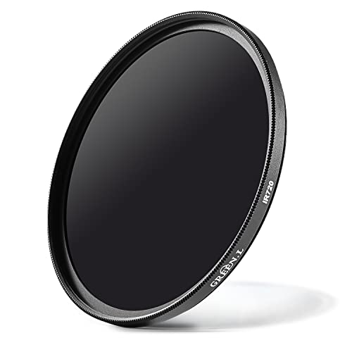 GREEN.L 49mm Infrared Filter, 49mm IR 720nm (R72) Filter for Camera Lens - Image 1