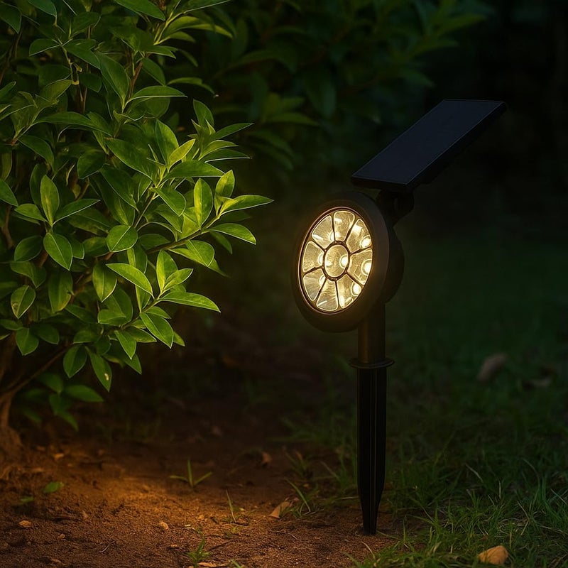 Fitto Solar Garden Lights – Waterproof Outdoor Decorative LED Lighting for Pathways, Walkways, Lawns, Yards, & Patios | Eco-Friendly Solar-Powered Landscape Lights with Easy Installation | 6 Pack - Image 1