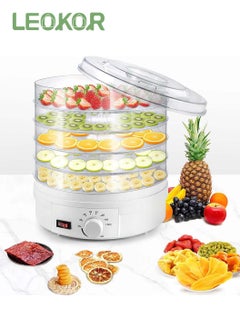 LEOKOR Food Dehydrator, Electric Food Preserver Machine with 5 BPA-Free Trays, Digital Food Dryer Adjustable Timer Temperature Control, Powerful Drying Capacity for Fruits, Veggies, Meats and Dog Treats  - Image 1