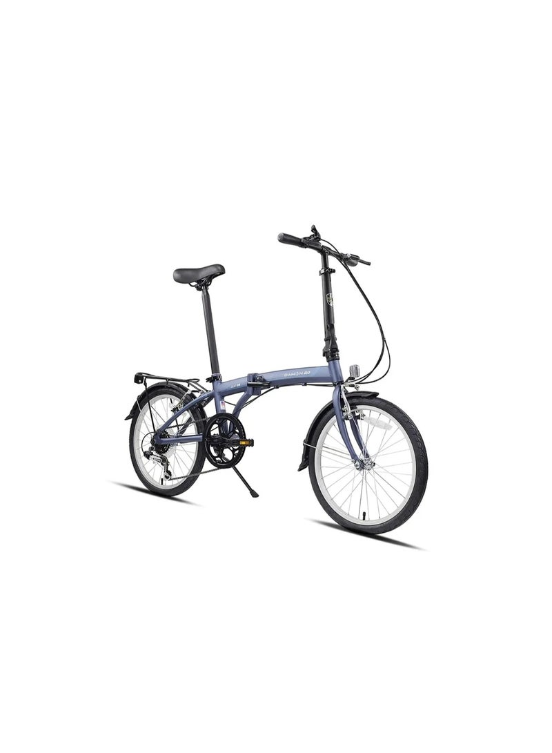 Dahon Suv D6 Folding Bike | 20-inch Wheels, 6-Speed Gears, Blue - Image 2