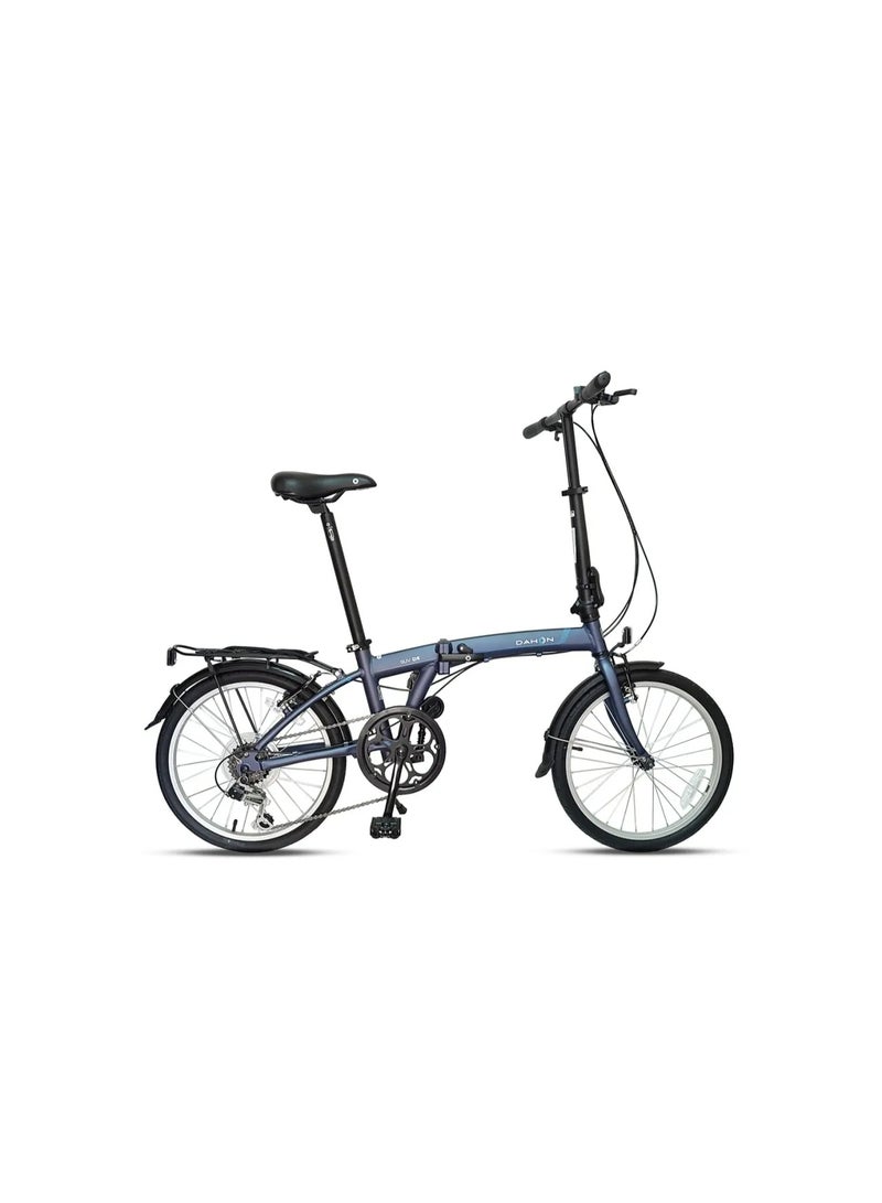 Dahon Suv D6 Folding Bike | 20-inch Wheels, 6-Speed Gears, Blue - Image 1