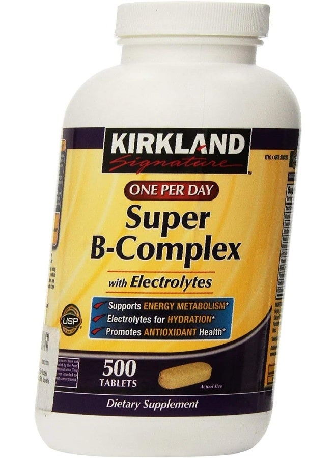 Kirkland كيركلاند سيغنيتشر أون بير داي سوبر بي-كومبلكس مع إلكتروليتات، قرص، 1000 عدداً (عبوة من 2) - Image 1